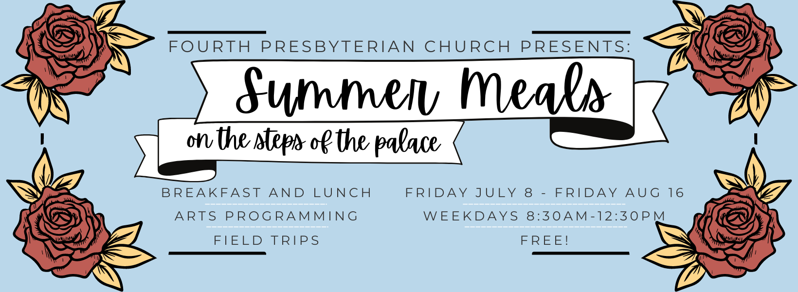 Summer Meals: on the steps of the palace