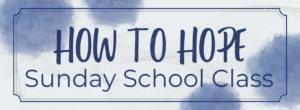 Colorful splotches and the words "How to Hope"